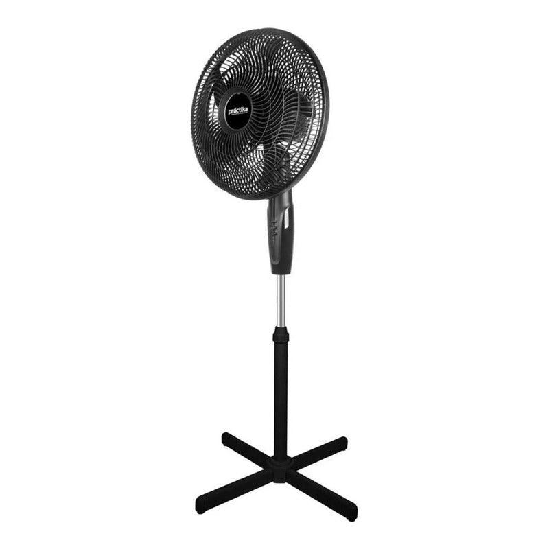 Taurus Practika Ventilador de Pedestal 16 Pulgadas Silencioso Oscilatorio Color Negro, Modelo M94407100 - LuzDeco