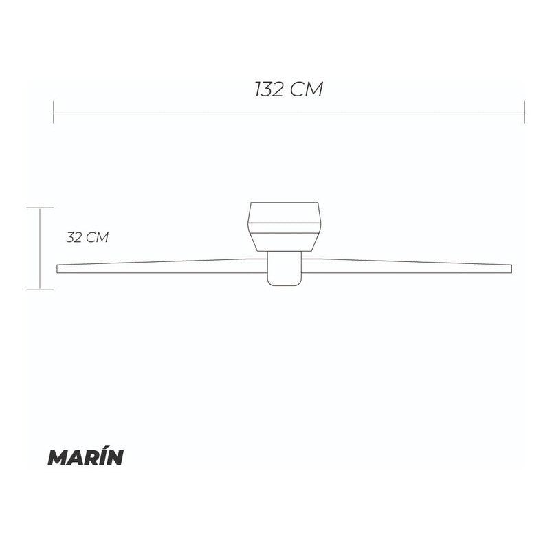 Ventilador de Techo | Mariner | 52 pulgadas | 5 aspas | Control Cadena - LuzDeco