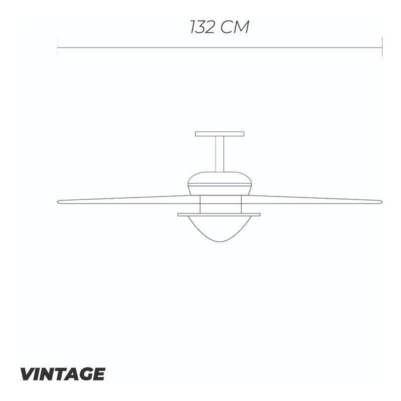 Westinghouse Ventilador de Techo con Luz y Control de Cadena de 52" con 5 Aspas, Modelo Vintage 78391 - LuzDeco